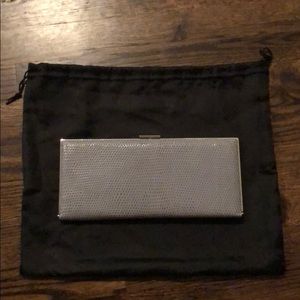Calvin Klein Collection snakeskin clutch